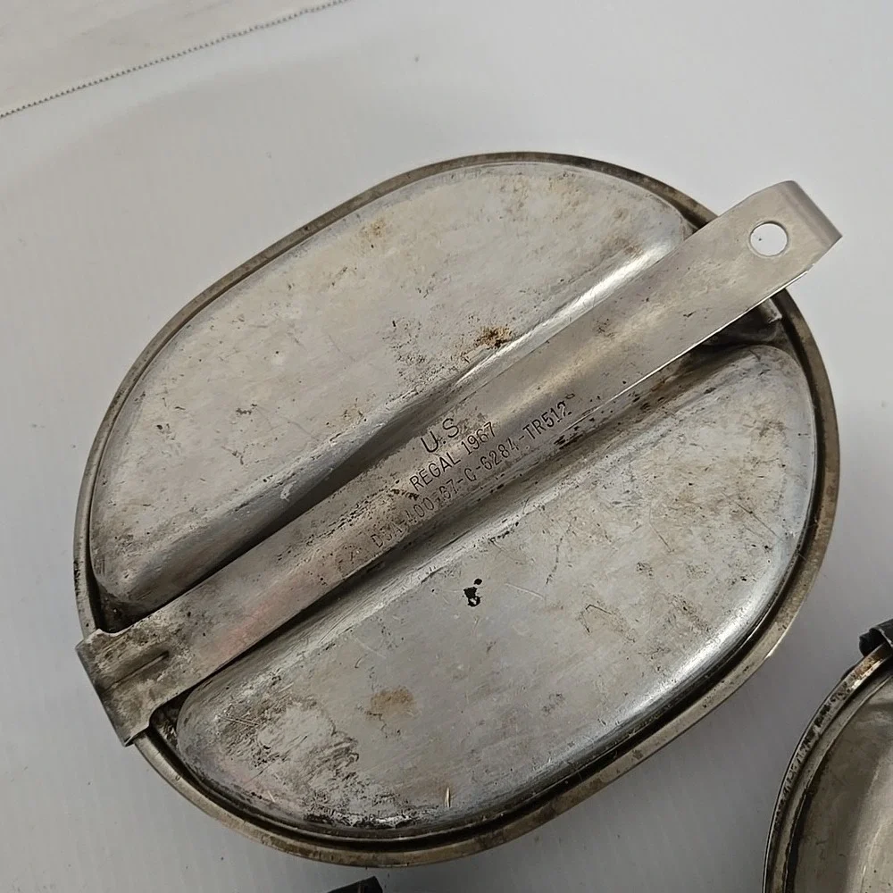 Vietnam EraUS Army Military 1965 & 1967 Field Mess Kit / Mess Tin‎ - No Utensils